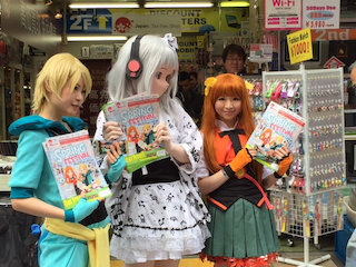 免税店店頭でのPR
